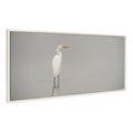 Sylvie Great White Egret Framed Canvas by Crystal Lynn Collins