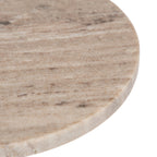 Baronet Round Marble and Metal Table
