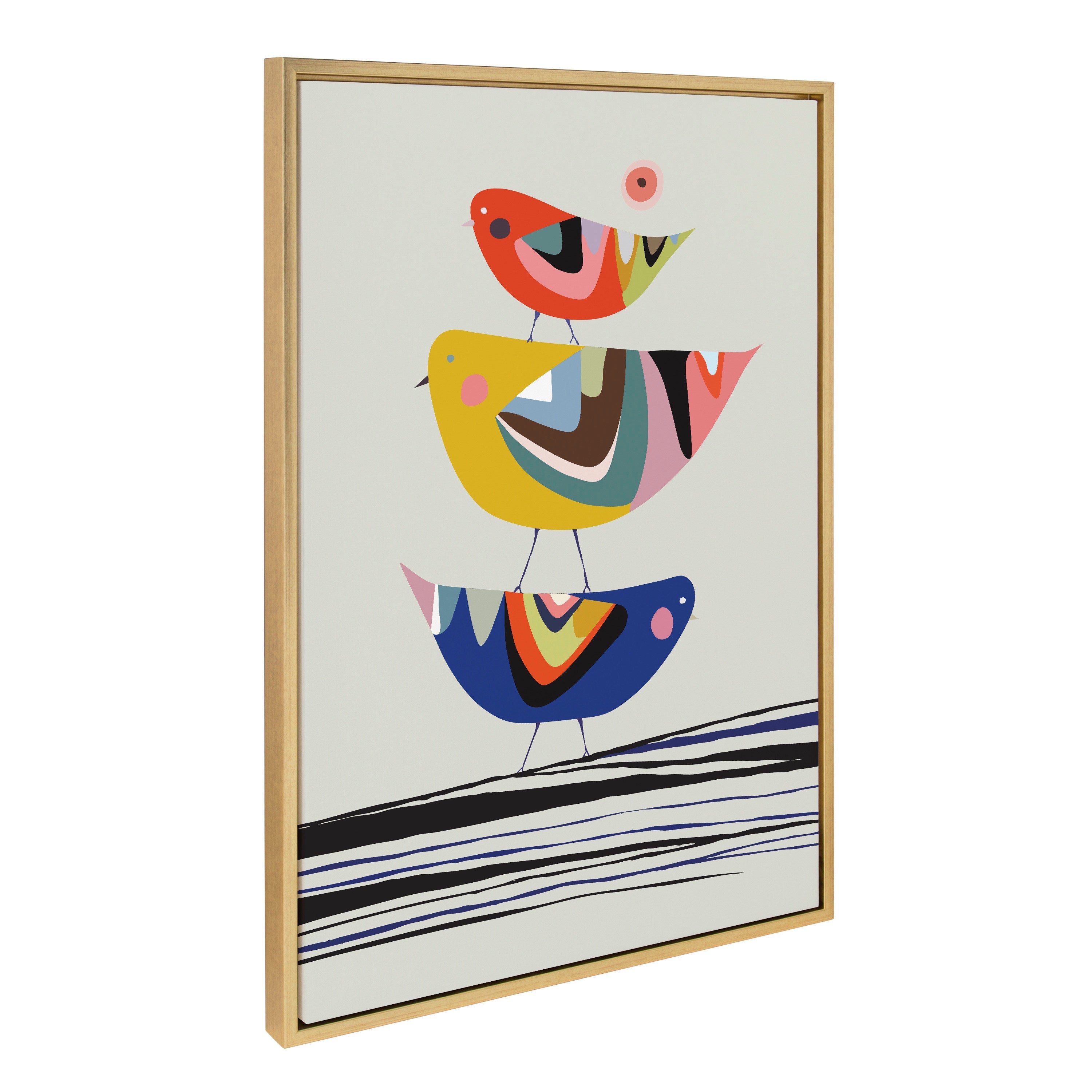 Sylvie The Family Tree Framed Canvas by Rachel Lee of My Dream Wall