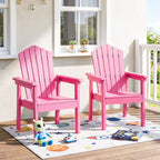 Adirondack Chair with High Backrest and Wide Armrests