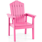 Adirondack Chair with High Backrest and Wide Armrests