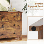 3-Drawer Dresser with Tapered Legs (2-Pack)