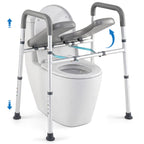 Raised Toilet Seat with Handles - 400 LBS Capacity
