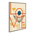 Sylvie Love Framed Canvas by Amber Leaders Designs