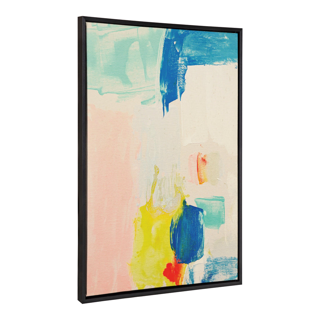 Sylvie Pop of Color I Framed Canvas by Amy Lighthall