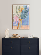 Sylvie Beaded August Bouquet Framed Canvas by Kate Aurelia Holloway