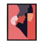 Sylvie We Can Framed Canvas By Dominique Vari