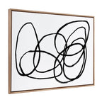 Sylvie Beaded NC Ring of Light Framed Canvas by Nikki Chu