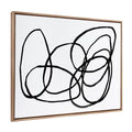 Sylvie Beaded NC Ring of Light Framed Canvas by Nikki Chu