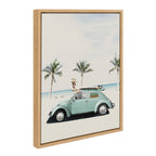 Sylvie Summer Adventures Framed Canvas by July Art Prints