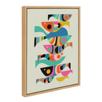 Sylvie Under the Sea Framed Canvas by Rachel Lee of My Dream Wall