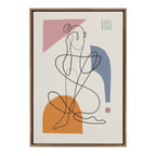 Sylvie Thinking of You Framed Canvas by Rachel Lee of My Dream Wall