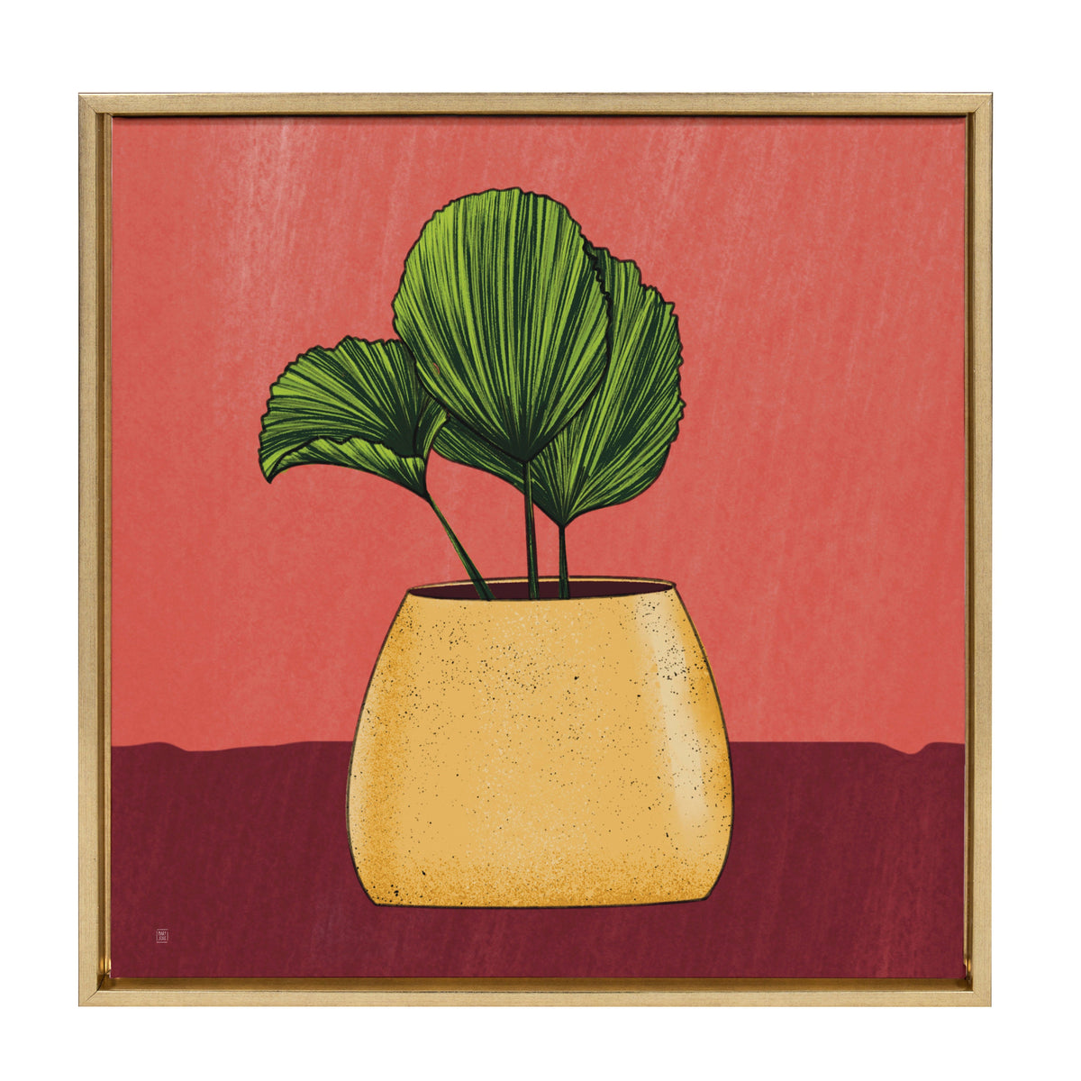 Sylvie East Wind Framed Canvas by Mary Joak