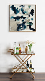 Sylvie Gilded Watercolor Framed Canvas by Amy Lighthall
