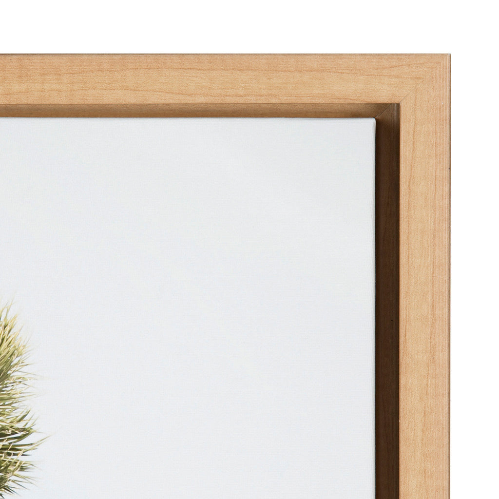 Sylvie Palm Trees Above Framed Canvas By Shawn St. Peter