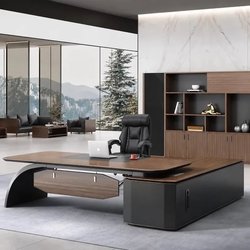 Ventura · Modern L-Shaped Executive Desk