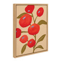 Sylvie Persimmon Framed Canvas by Emma Daisy