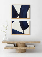 Sylvie Japandi 3 1 and 2 Framed Canvas Art Set by Rocket Jack