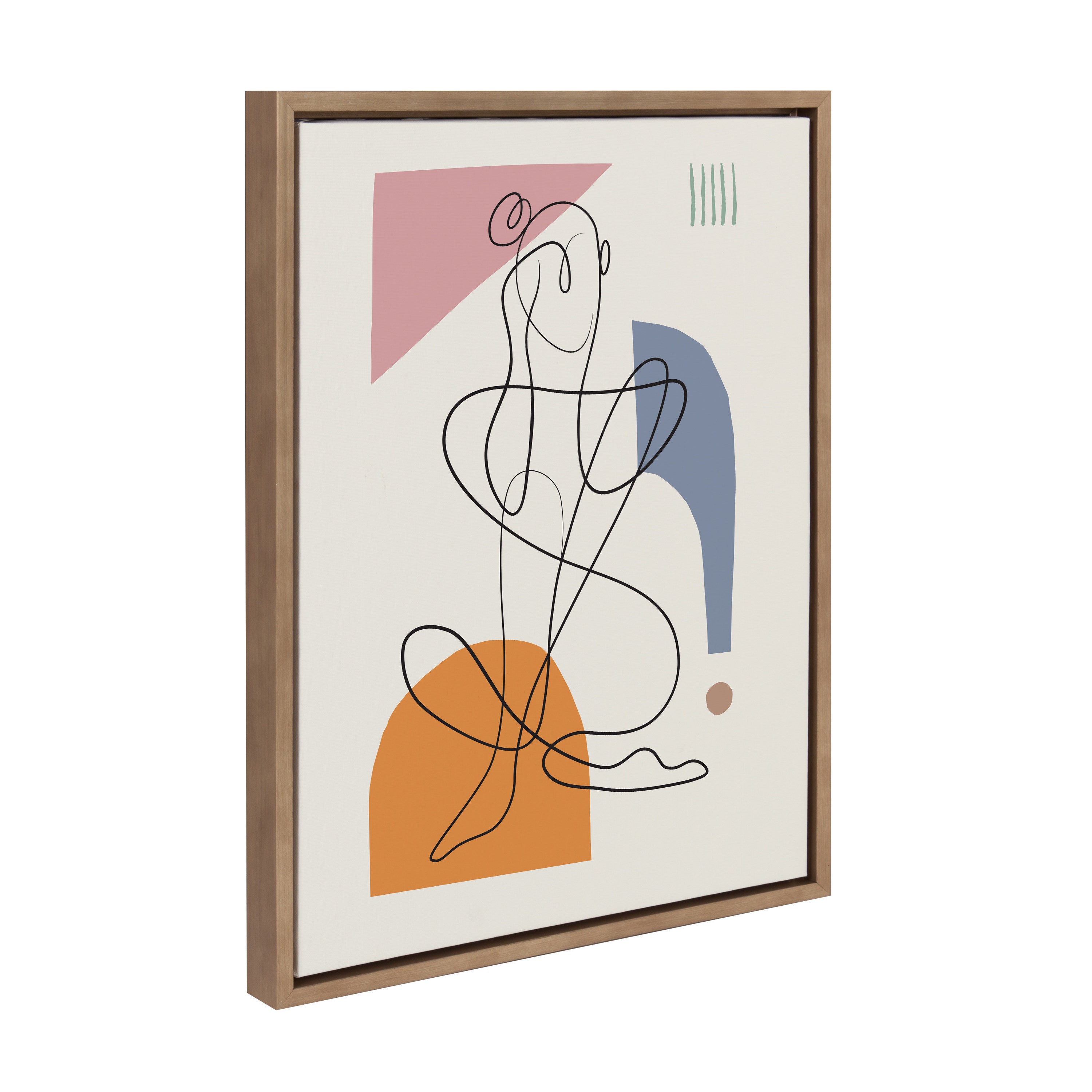 Sylvie Thinking of You Framed Canvas by Rachel Lee of My Dream Wall