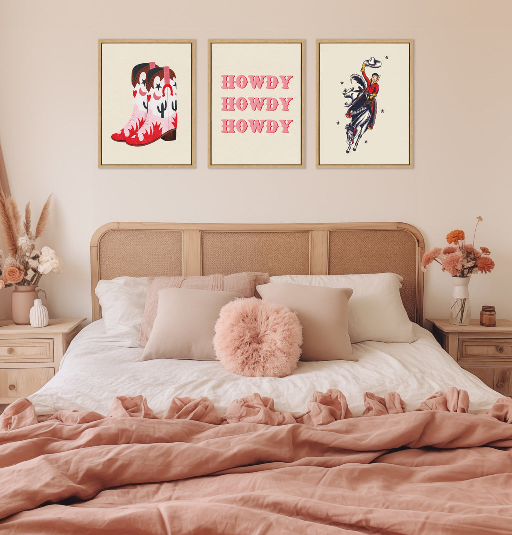Sylvie Howdy Framed Canvas by Tània García