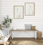 Sylvie Retro Tennessee Botanicals Framed Canvas by Stephanie Klatt