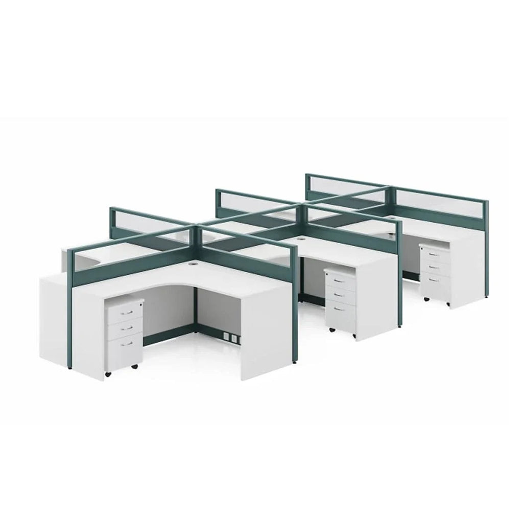 Trevik · L-Shaped Cubicle Workstation
