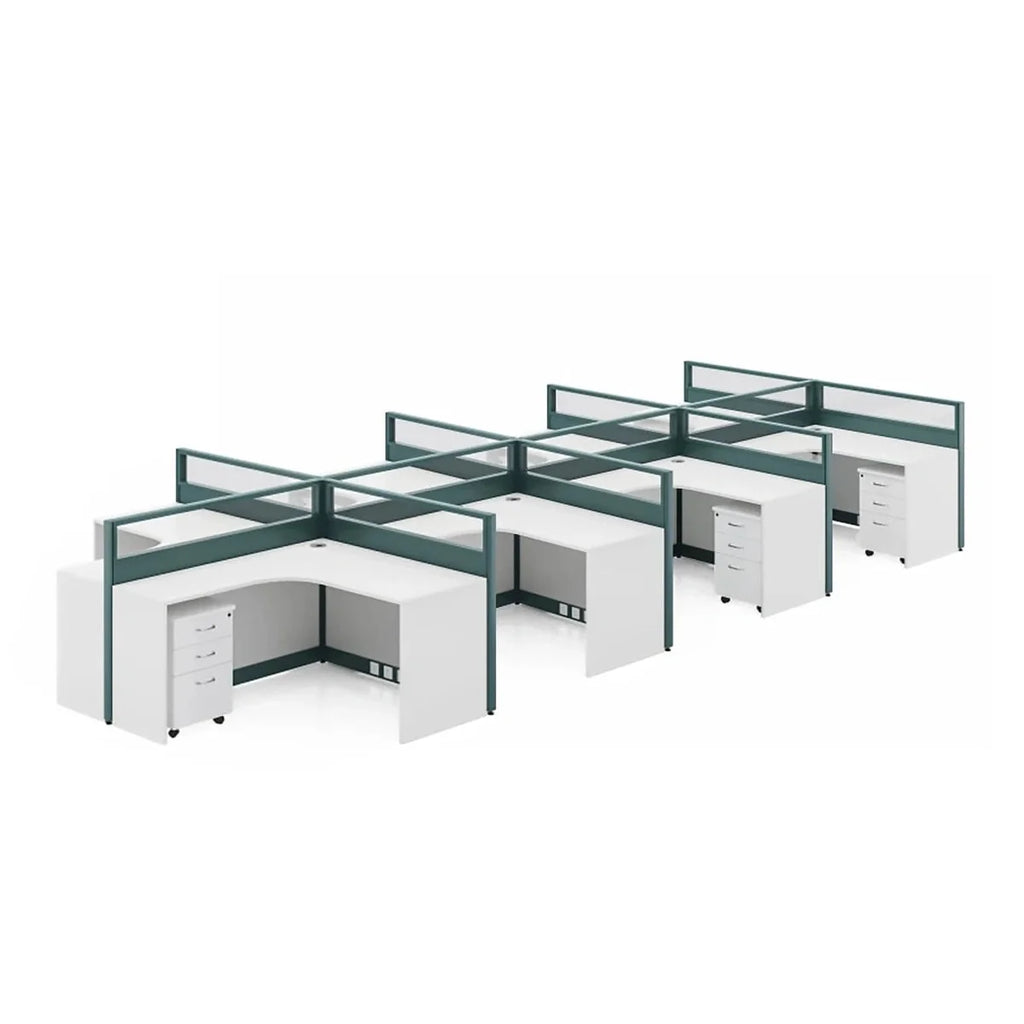 Trevik · L-Shaped Cubicle Workstation