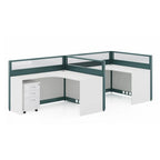 Trevik · L-Shaped Cubicle Workstation