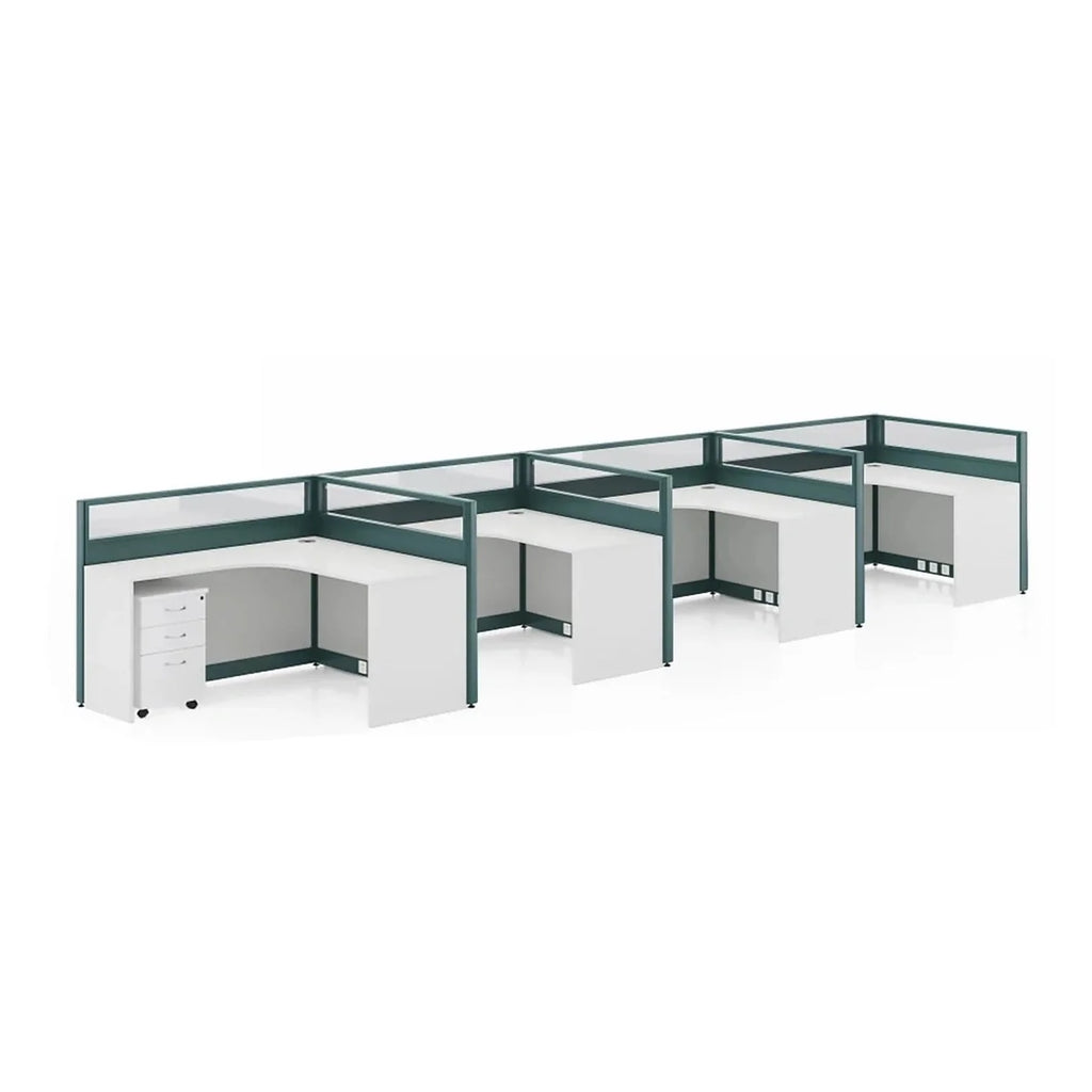 Trevik · L-Shaped Cubicle Workstation