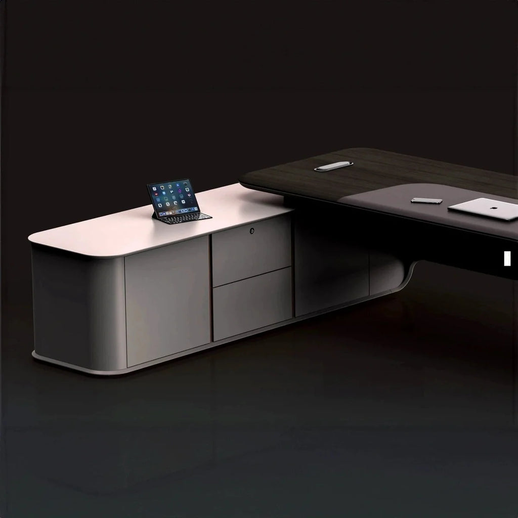 Canon · Modern L-Shaped Executive Desk