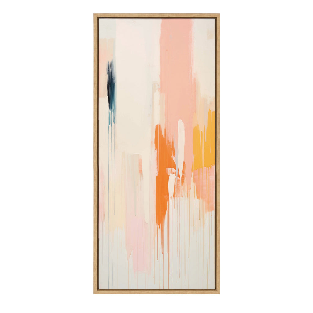 Sylvie Fiesta Abstract Framed Canvas by Amy Lighthall