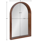 Hutton Wood Framed Arch Mirror
