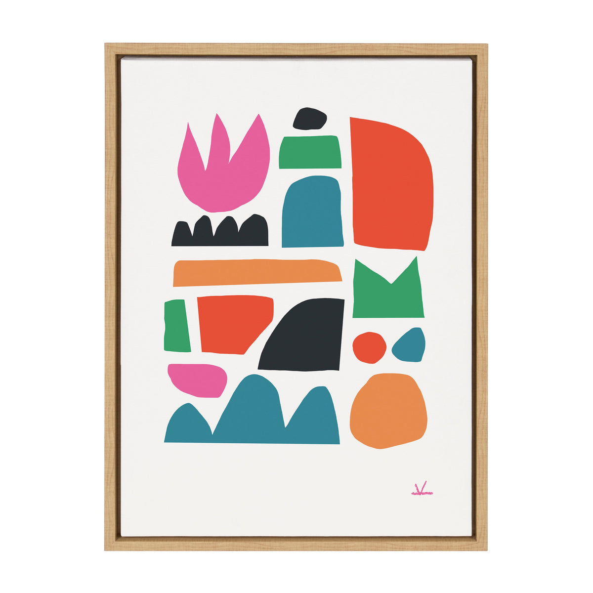 Sylvie Spring Framed Canvas by Kelly Knaga