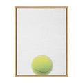 Sylvie Color Tennis Ball Portrait Framed Canvas, Natural 18x24