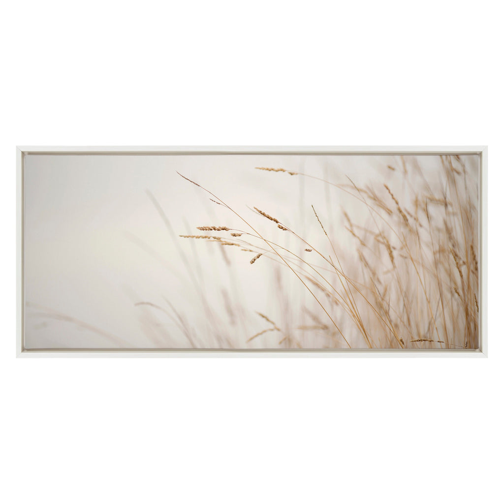 Sylvie Marsh Grass No 1 Framed Canvas by Crystal Lynn Collins