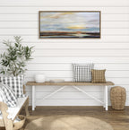 Sylvie Carolina Sunset Framed Canvas by Mary Sparrow