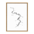Sylvie Mountains Framed Canvas by Viola Kreczmer
