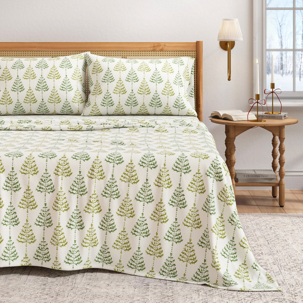 Turkish Cotton Flannel Sheet Set - Elevated Holiday Collection