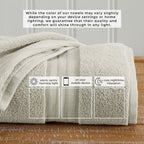 100% Cotton Premium Bath Towel Set - Chiara Collection