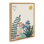 Sylvie Zen Garden 2 Framed Canvas by Kelly Knaga