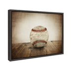 Sylvie Vintage Baseball Framed Canvas by Shawn St. Peter
