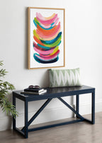 Sylvie Bright Abstract Framed Canvas by Jessi Raulet of Ettavee