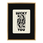 Sylvie Lucky You Framed Canvas by Honey Island Studio
