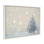 Sylvie Snow Day Framed Canvas by Robert Cadloff of Bomobob
