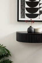 Reid Ribbed Floating Side Table
