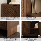 Mezzeta Wood Floor Storage Cabinet