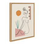 Sylvie Sunset Framed Canvas by Rachel Lee of My Dream Wall
