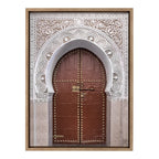 Sylvie Morocco Marrakech Door Framed Canvas by Golie