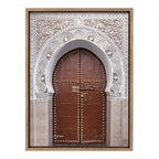 Sylvie Morocco Marrakech Door Framed Canvas by Golie
