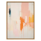 Sylvie Fiesta Abstract Framed Canvas by Amy Lighthall